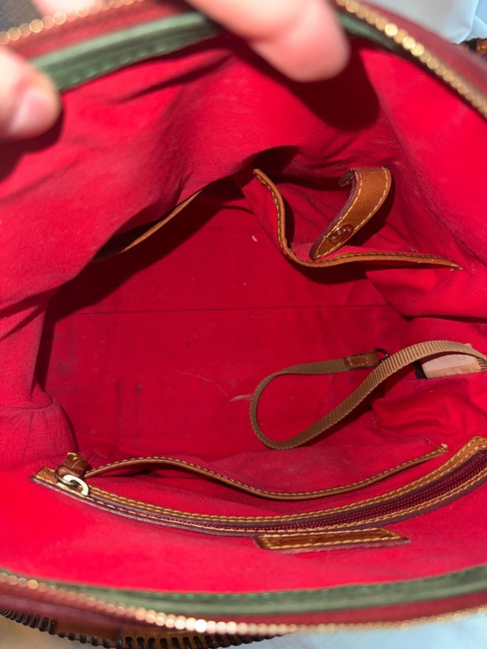 Dooney and Bourke Florentine Domed Buckle Satchel leather bag - Picture 5 of 12